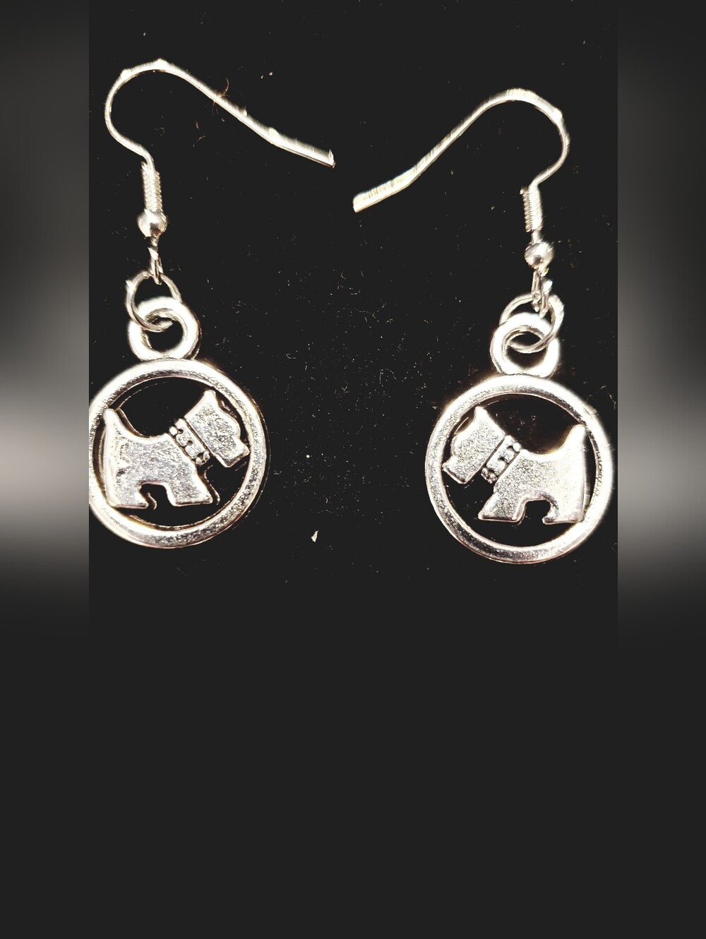 NEW, Scottie Dog (Scottish Terrier) Dangle Earrings, The Cutest You Will See!
